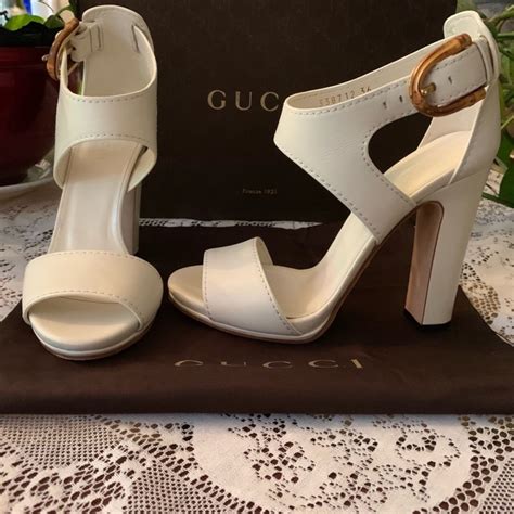 gucci bamboo heel|gucci low heel pumps.